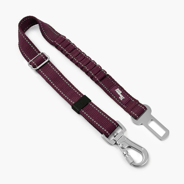 Dog Seat Belt - Burgundy