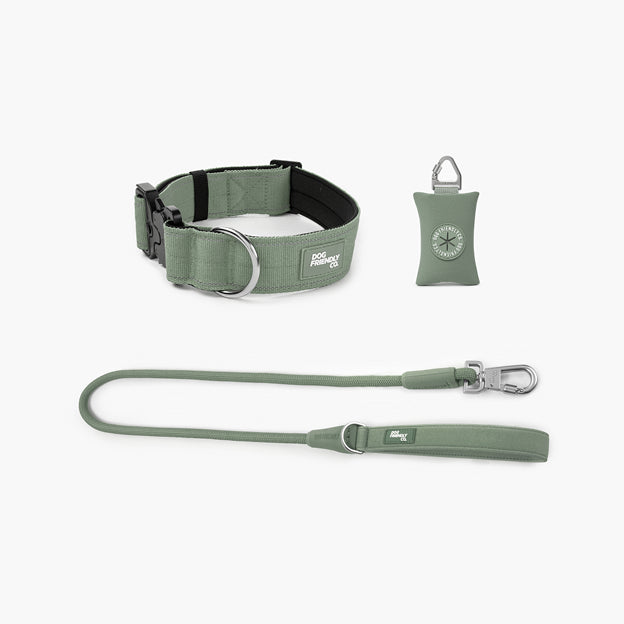 Collar Walk Set - Khaki