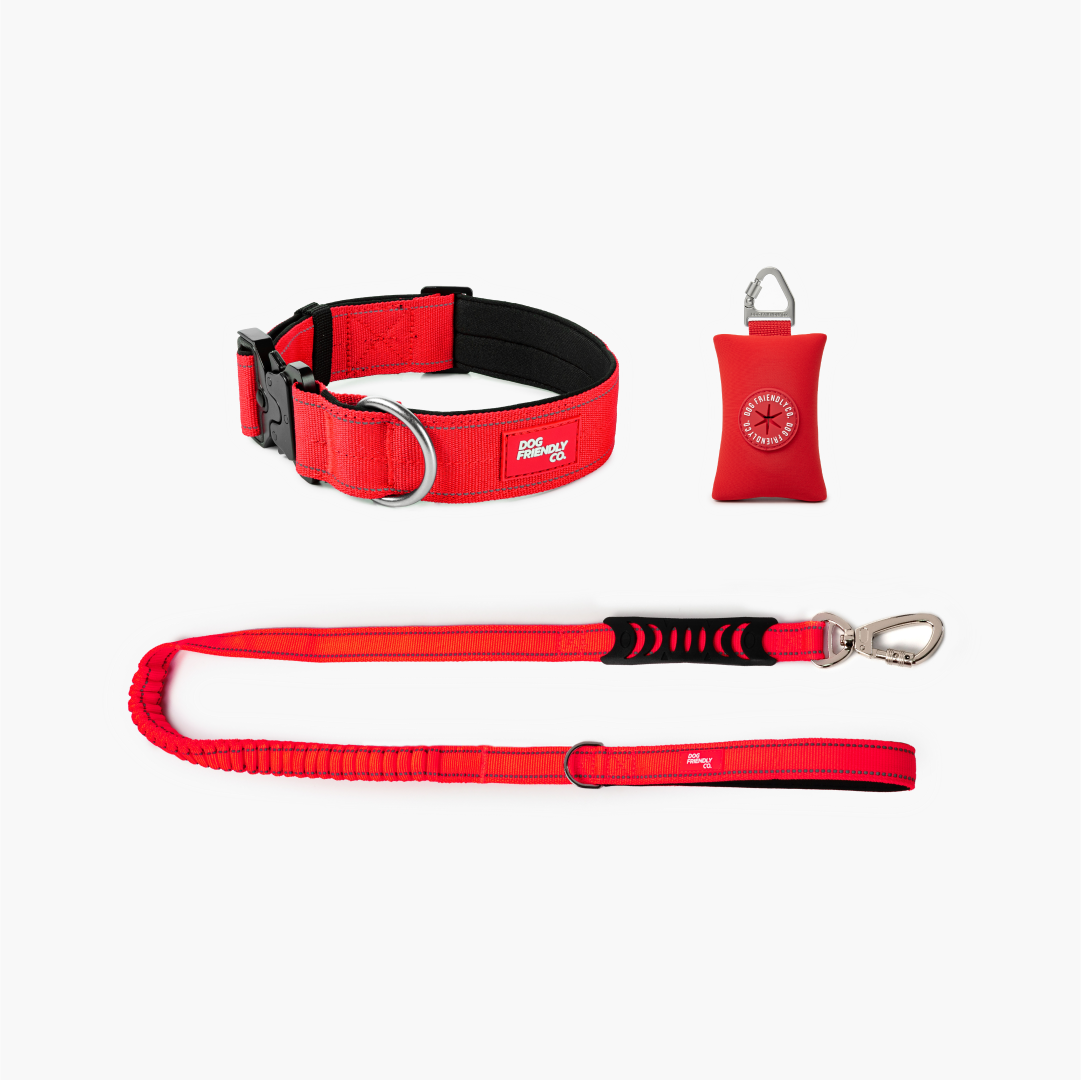 Collar Walk Set - Red