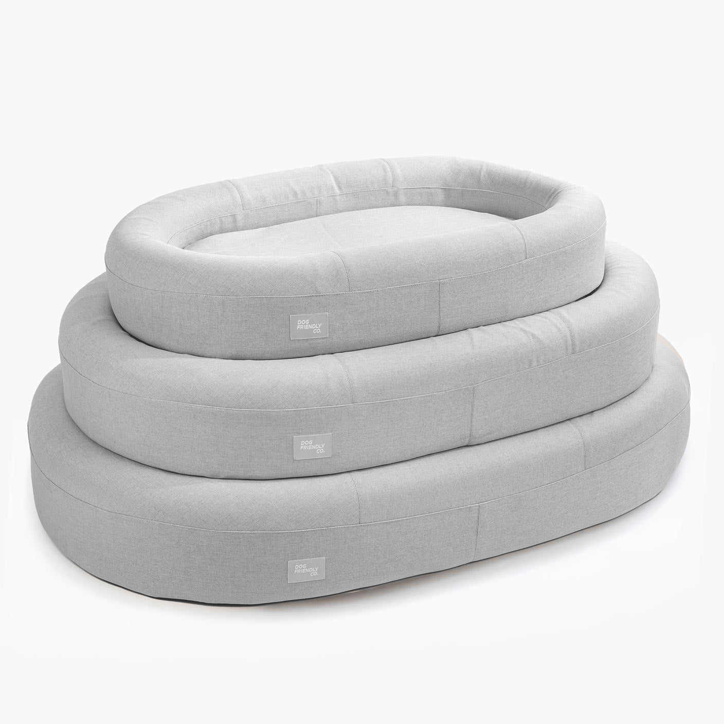 Chill Pill Memory Foam Dog Bed - Grey (Medium)