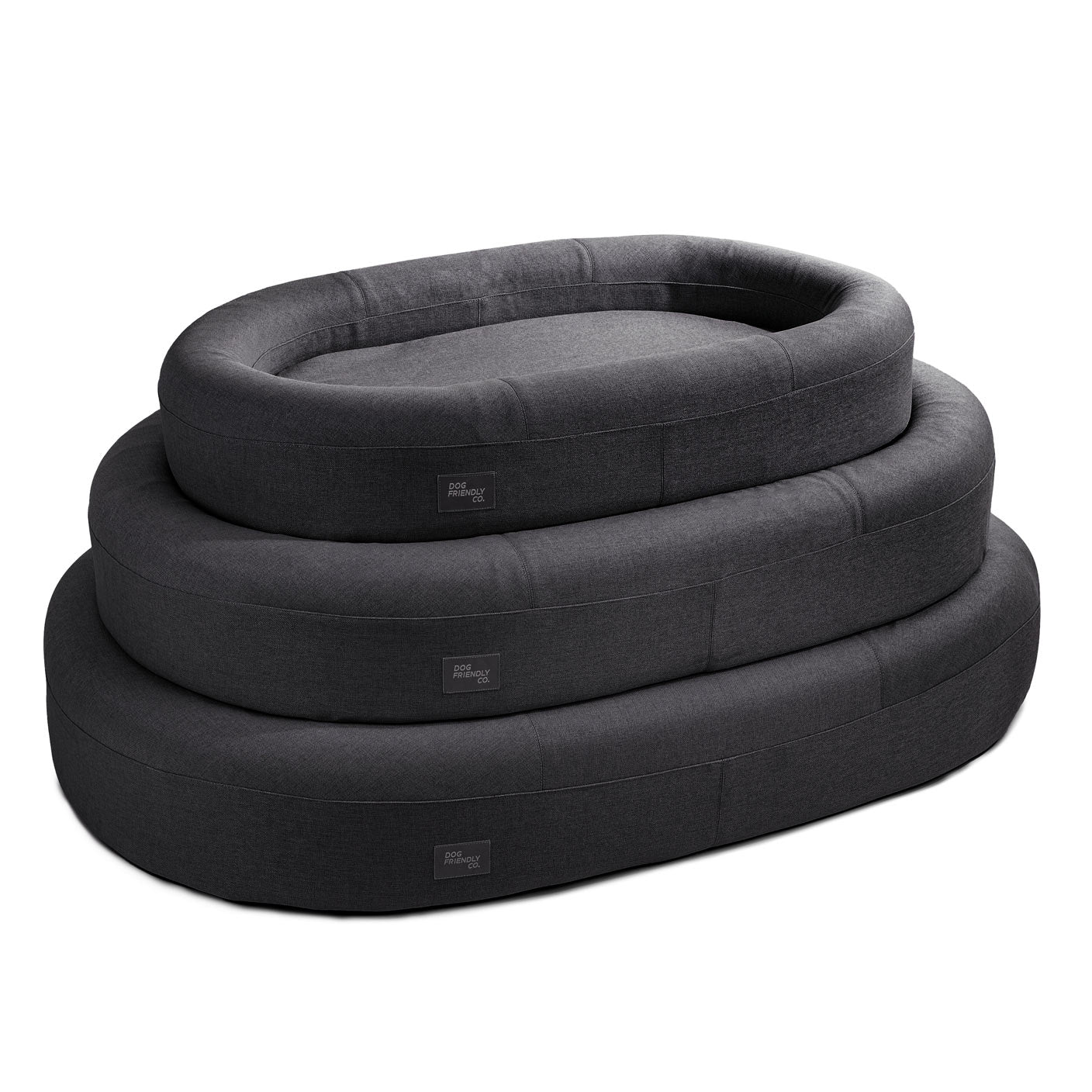 Chill Pill Memory Foam Dog Bed - Charcoal (Medium)