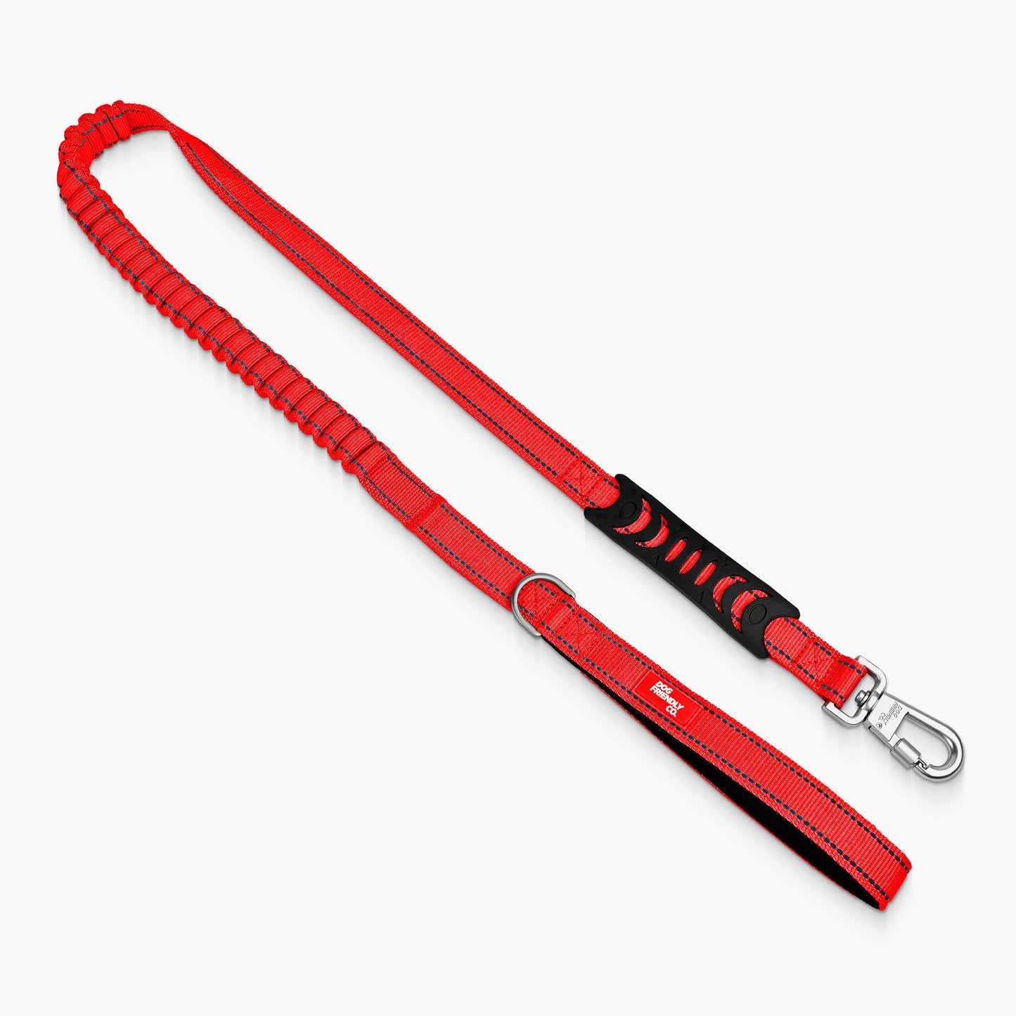 Bungee Dog Leash - Red