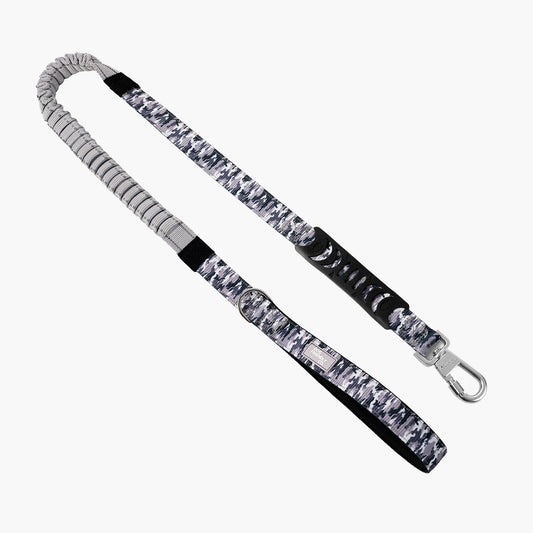 Bungee Dog Leash - Grey Camo