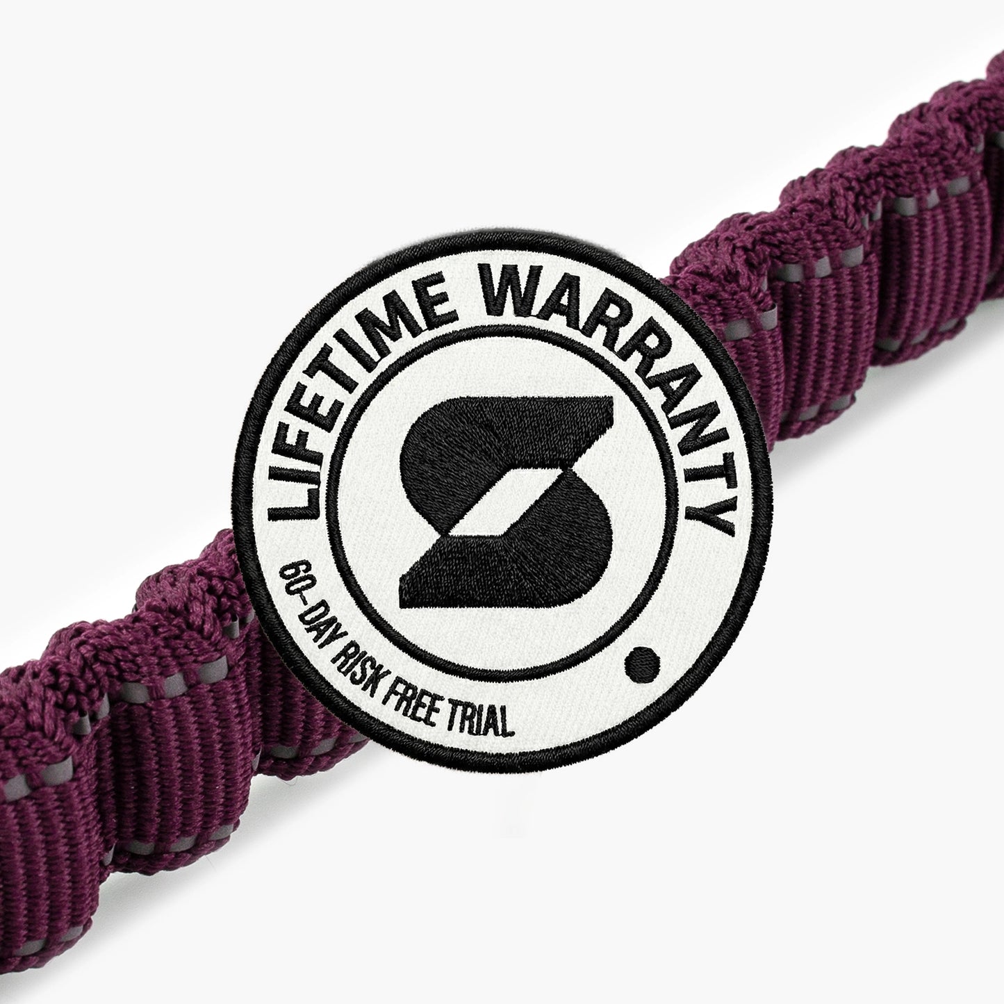 Bungee Dog Leash - Burgundy