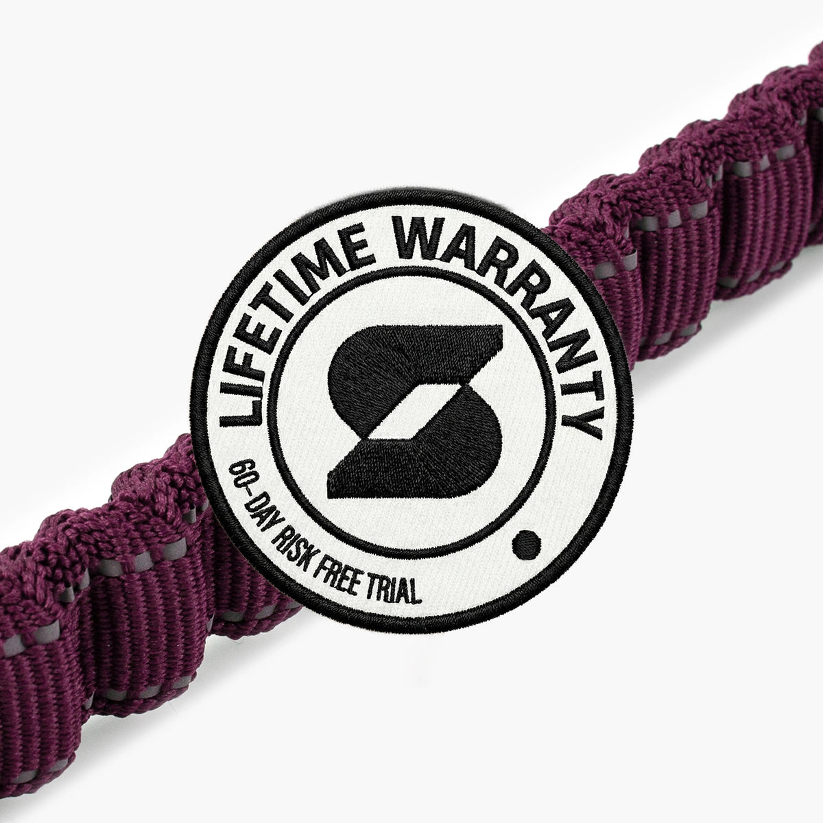 Bungee Dog Leash - Burgundy