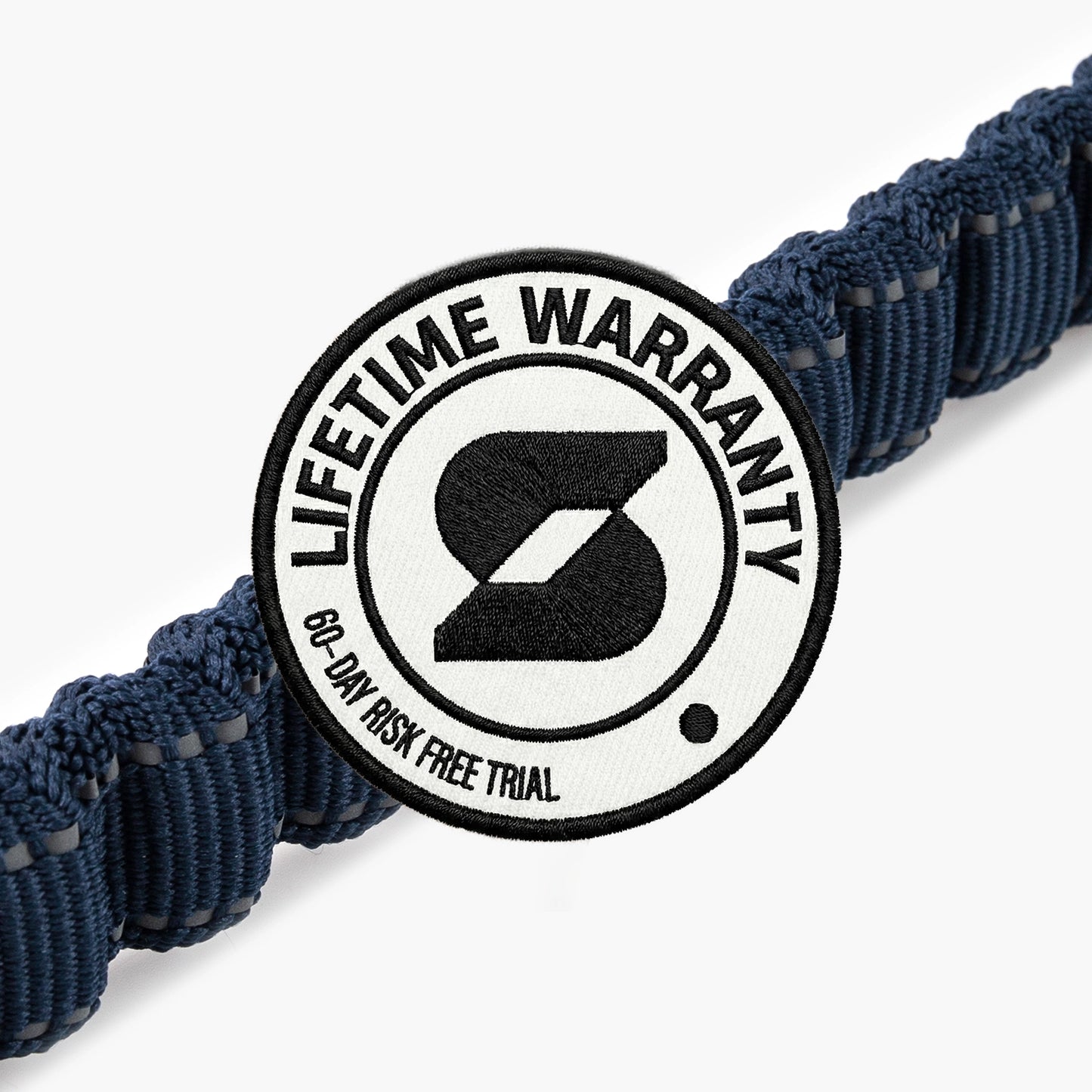 Bungee Dog Leash - Navy Blue