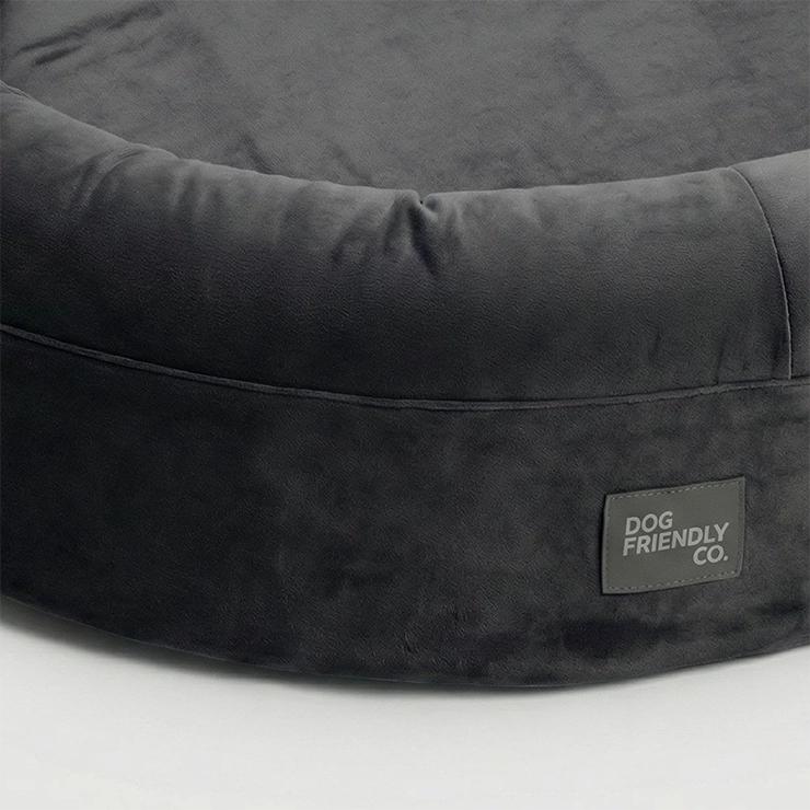 Chill Pill Memory Foam Dog Bed - Charcoal (Small)