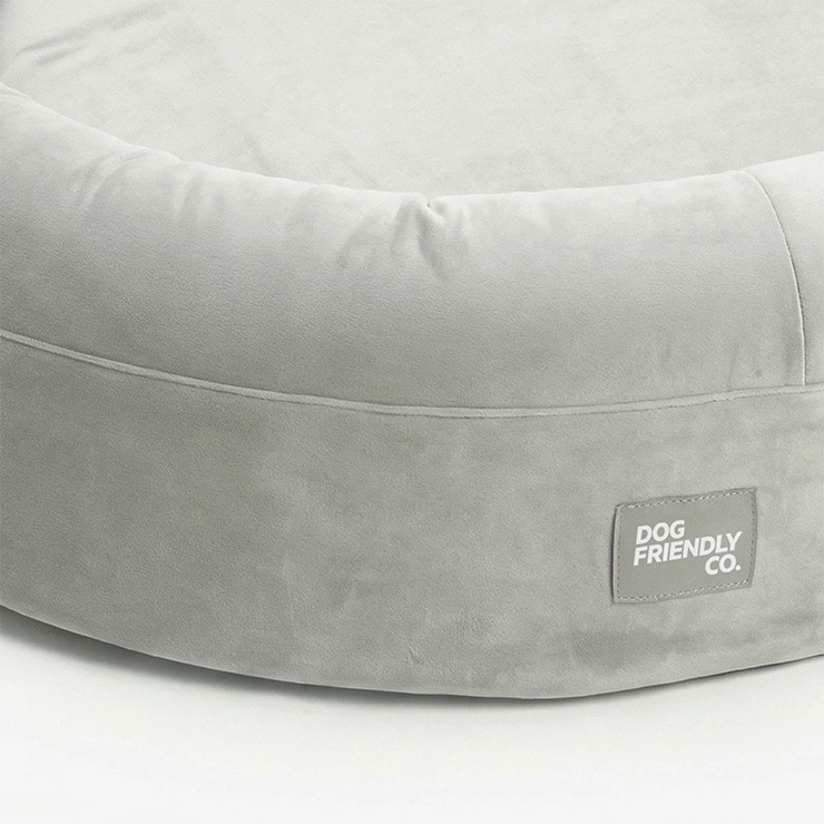 Chill Pill Memory Foam Dog Bed - Grey (Large)