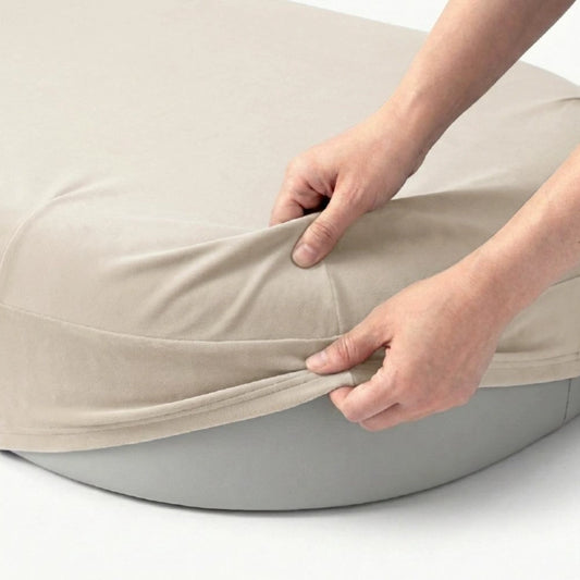 Chill Pill Velvet Easy Fit Cover - Beige
