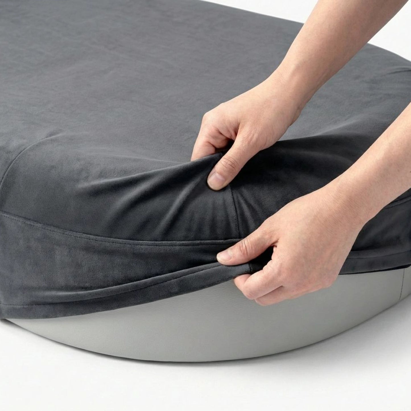 Chill Pill Velvet Easy Fit Cover - Charcoal