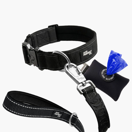 Collar Walk Set - Black