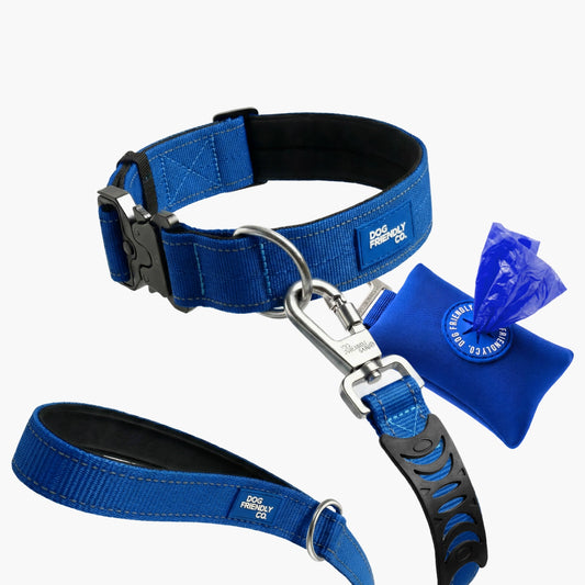 Collar Walk Set - Classic Blue