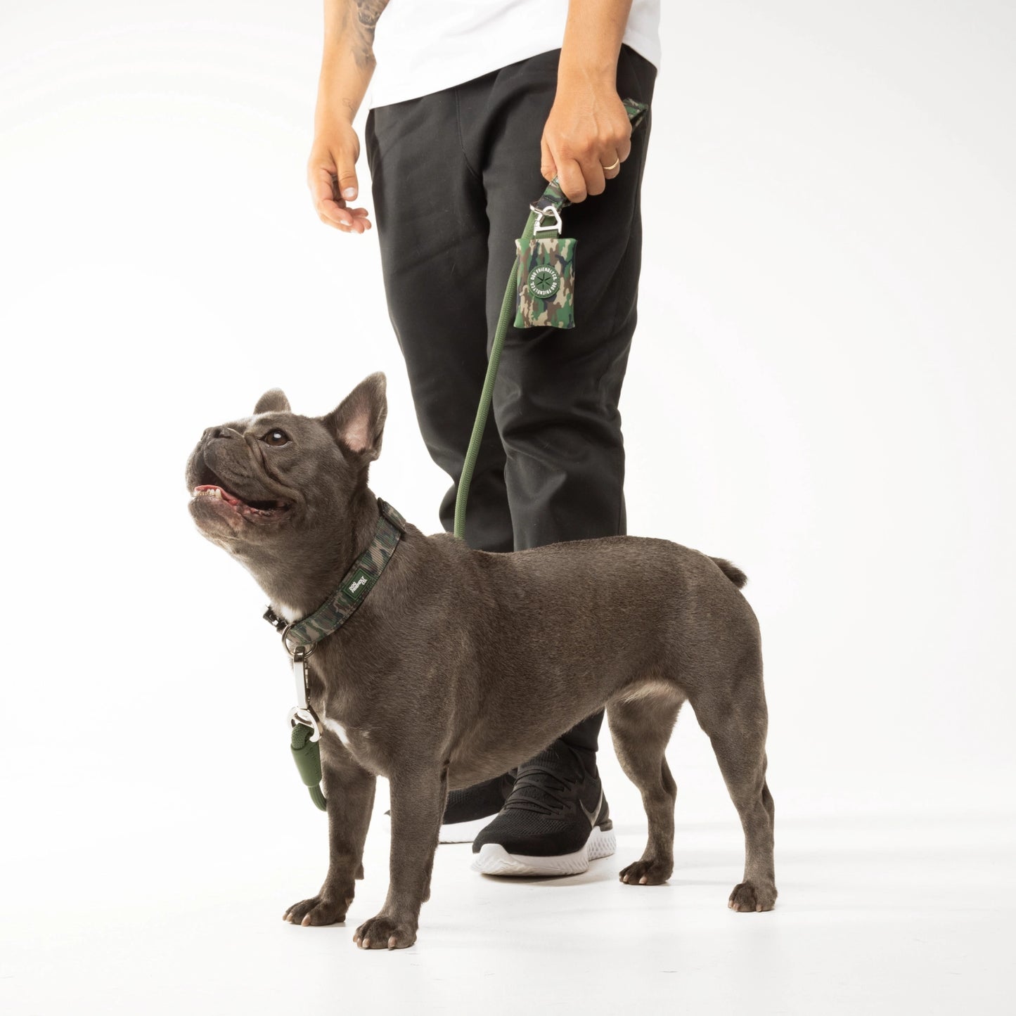 Collar Walk Set - Green Camo