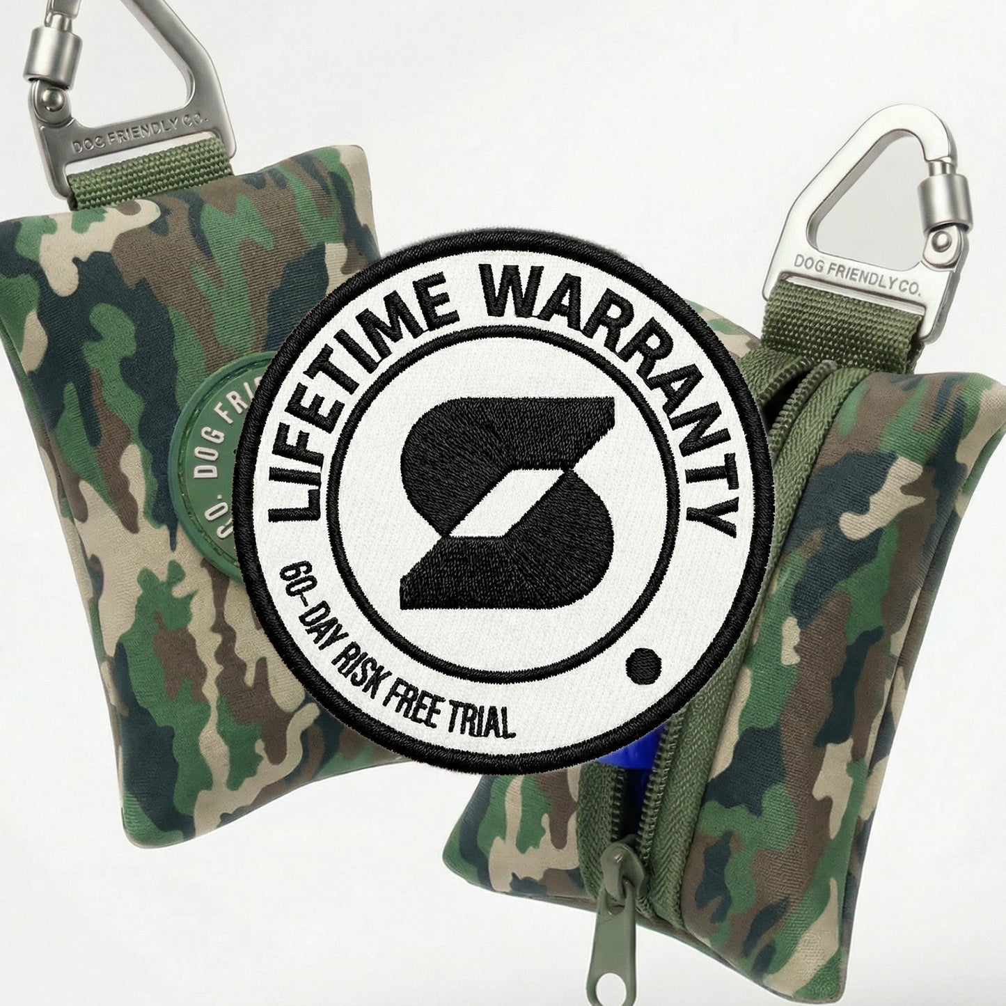 Collar Walk Set - Green Camo