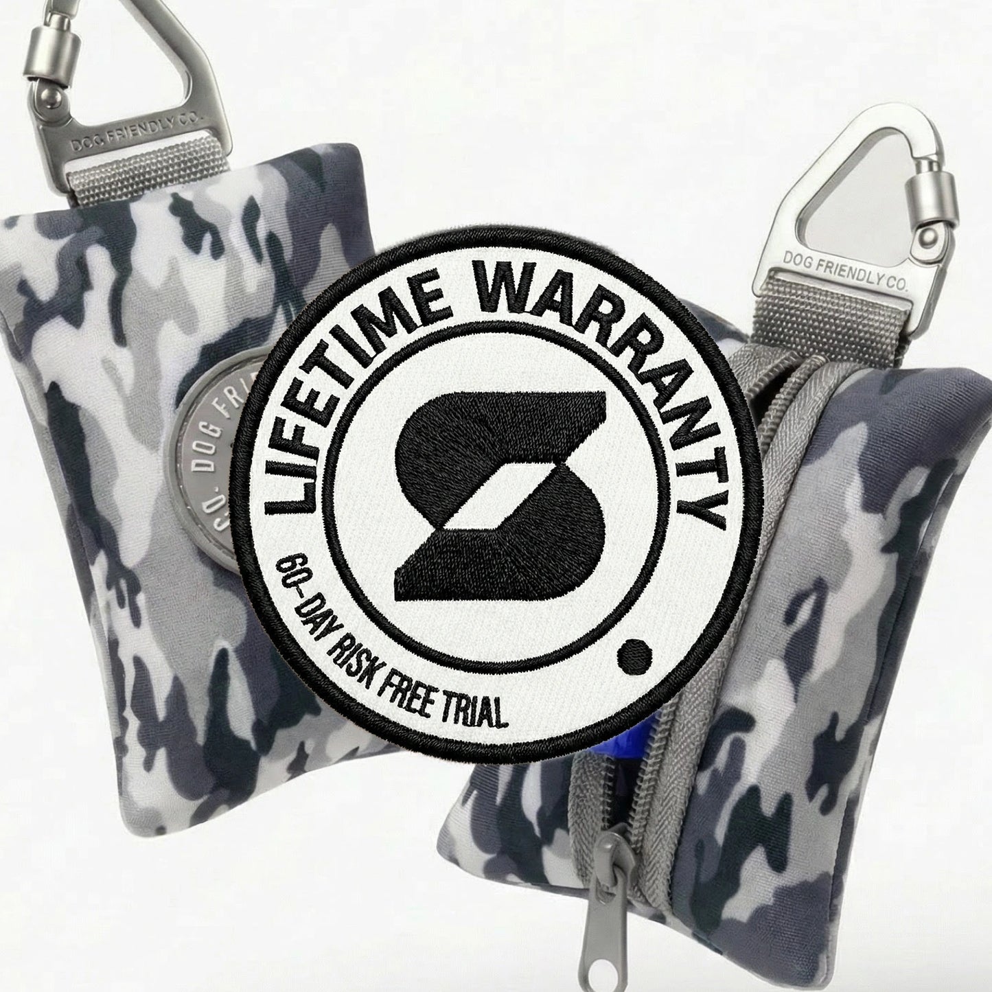 Collar Walk Set - Grey Camo