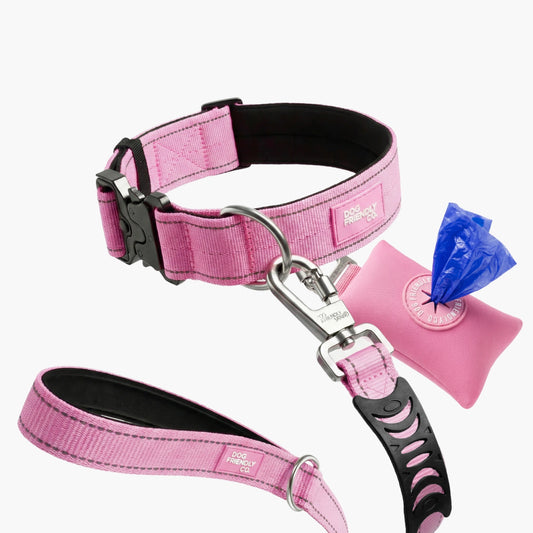 Collar Walk Set - Pink