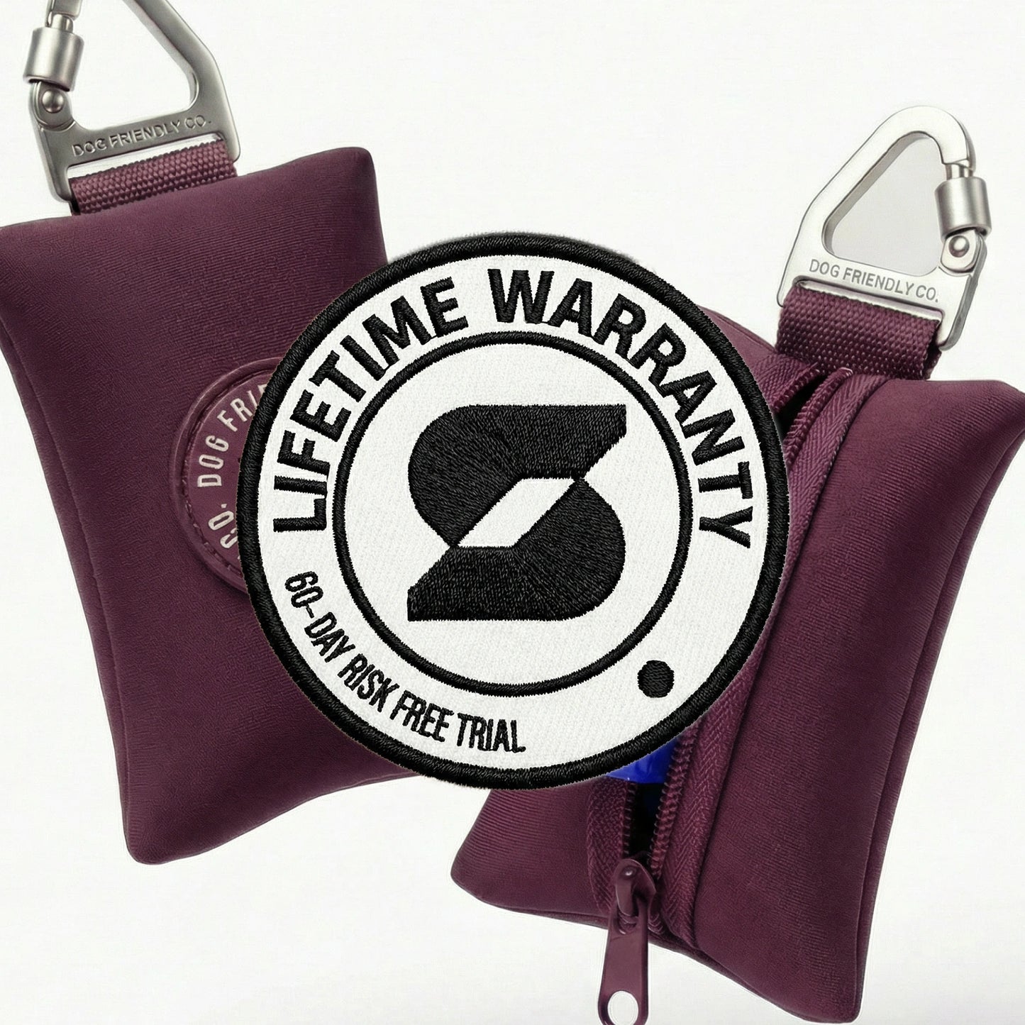 Collar Walk Set - Burgundy