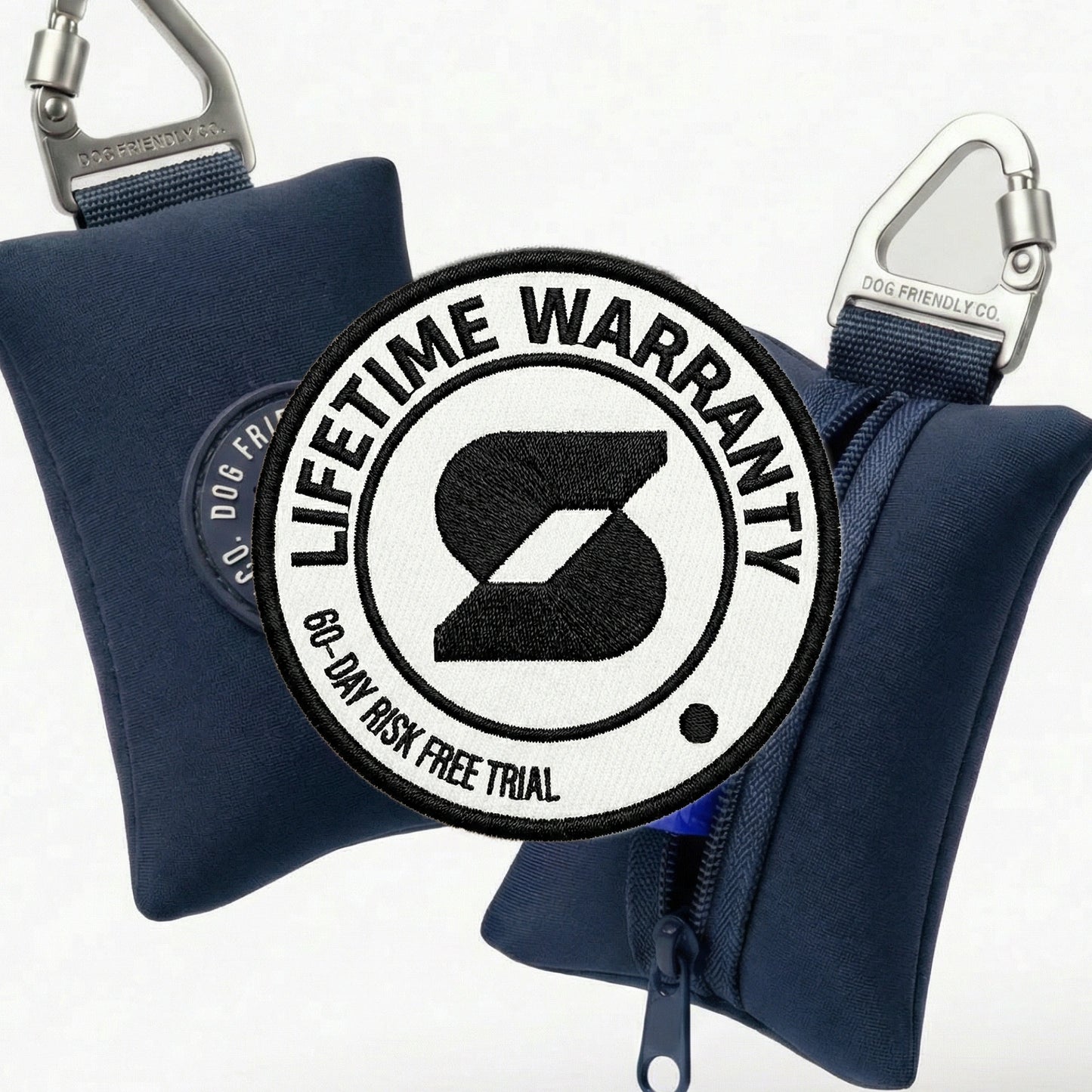 Collar Walk Set - Navy Blue