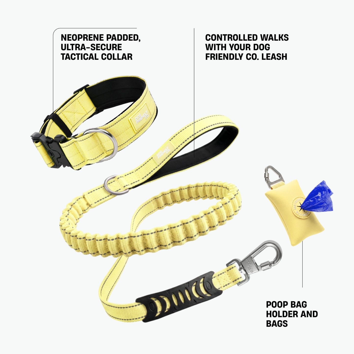 Collar Walk Set - Yellow