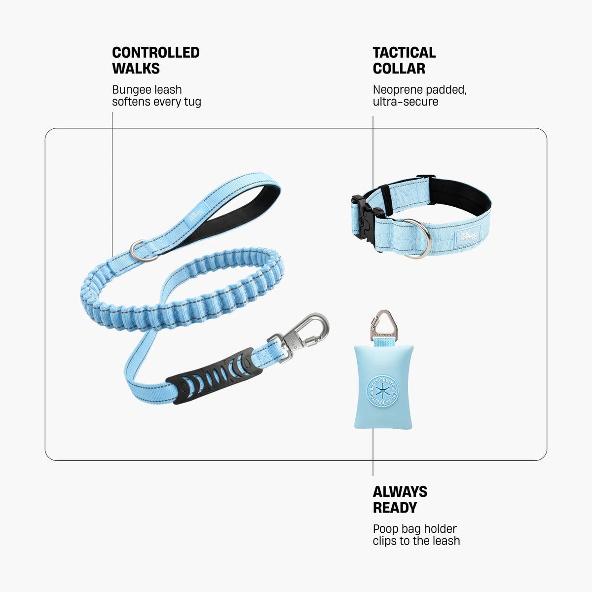 Collar Walk - Sky Blue