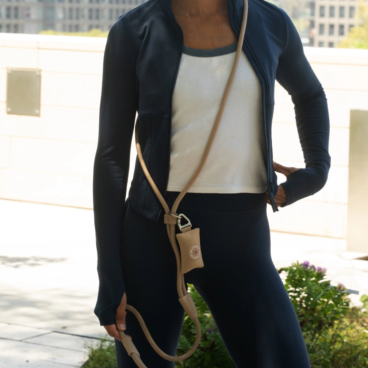 Hands Free Leash - Brown
