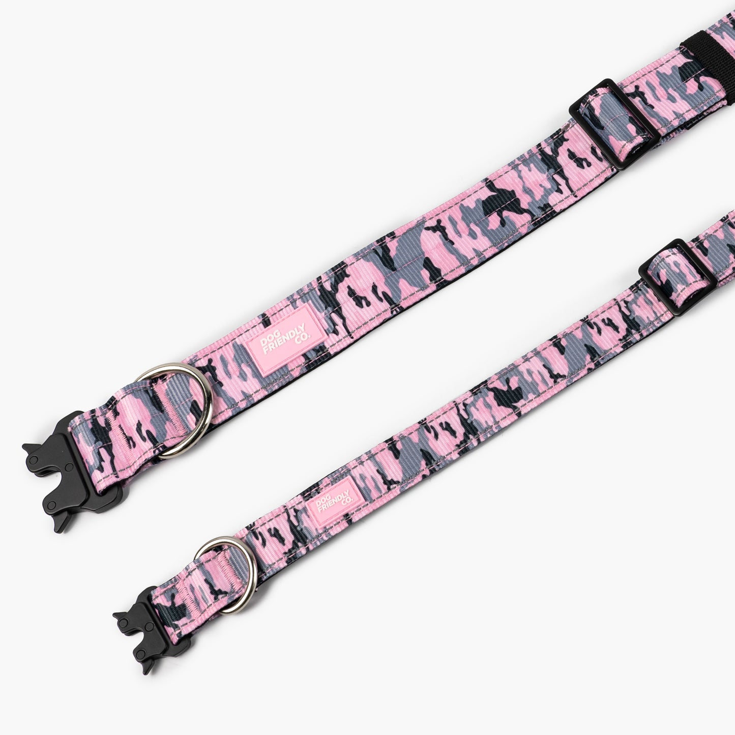 Tactical Dog Collar - Pink Camo