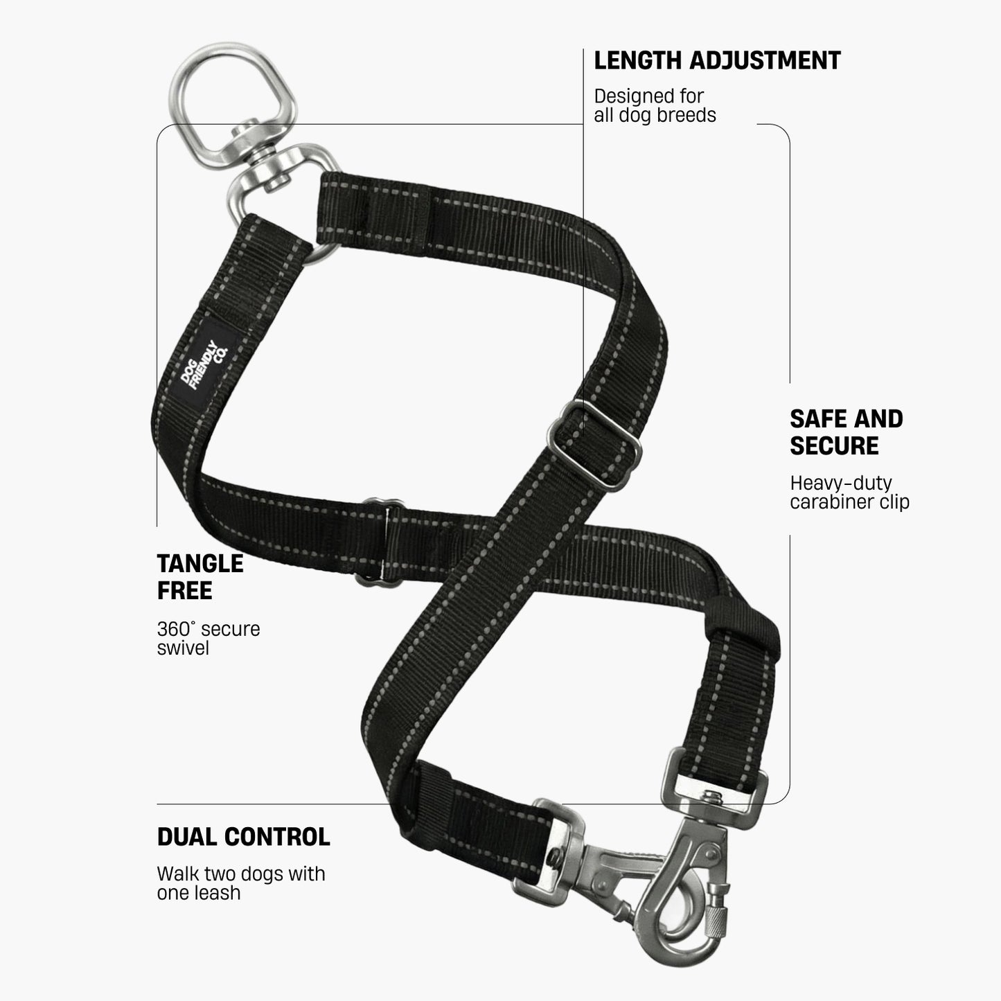Leash Splitter - Black