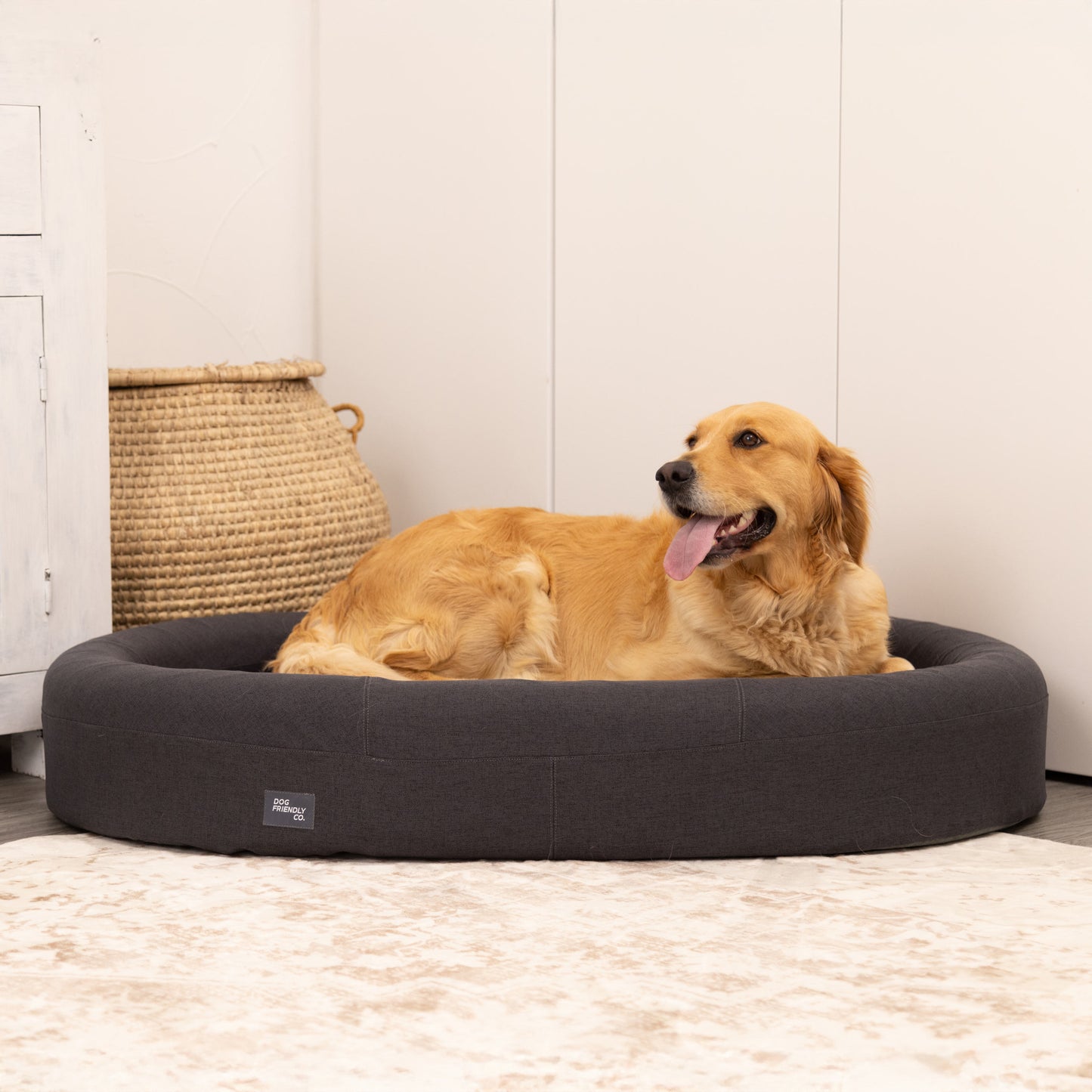 Chill Pill Memory Foam Dog Bed - Charcoal (Small)