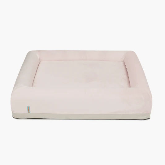 Orthopedic Memory Foam Dog Bed - Pink (Medium)