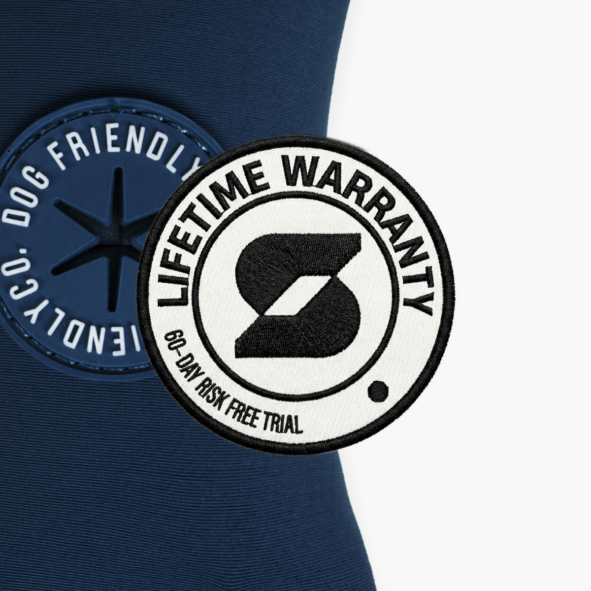 Dog Friendly Lifetime Warranty 60-Day Risk Free Trial.