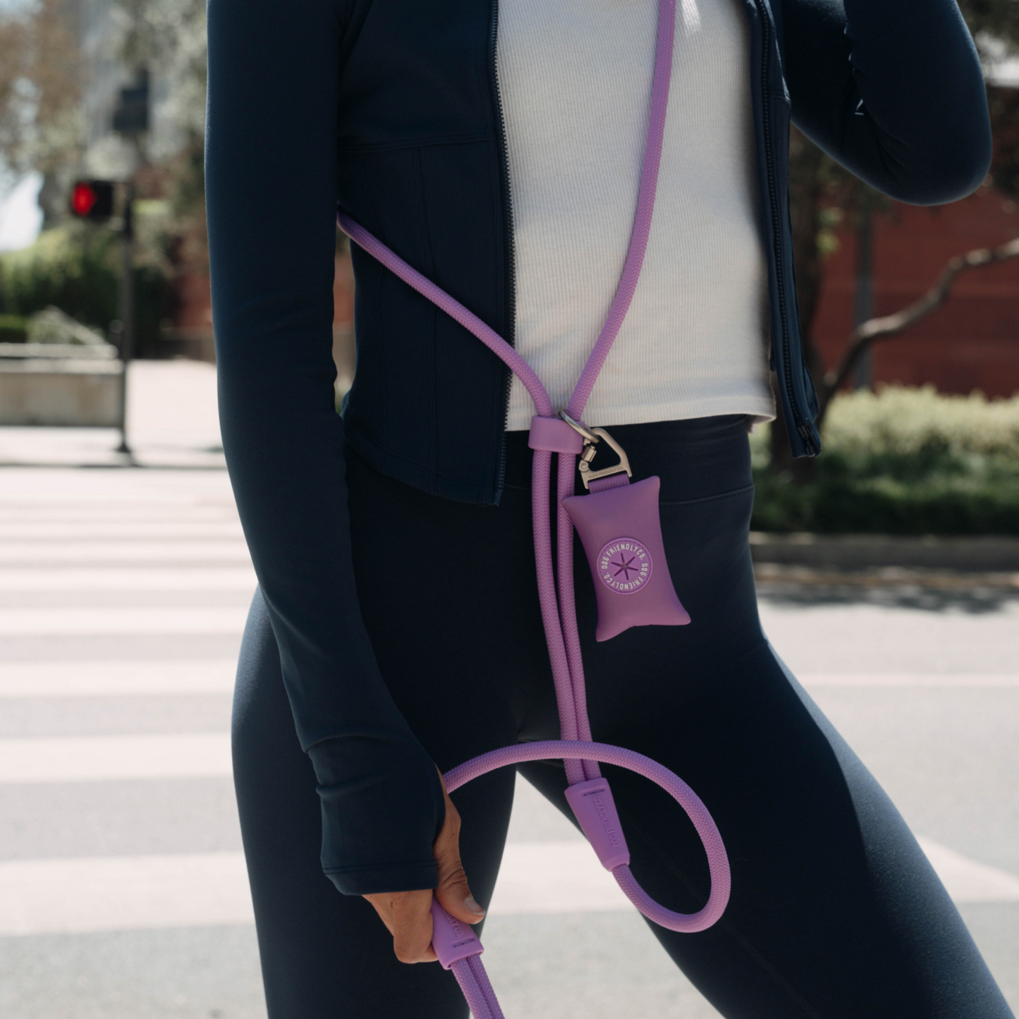 Dog Poop Bag Holder - Purple