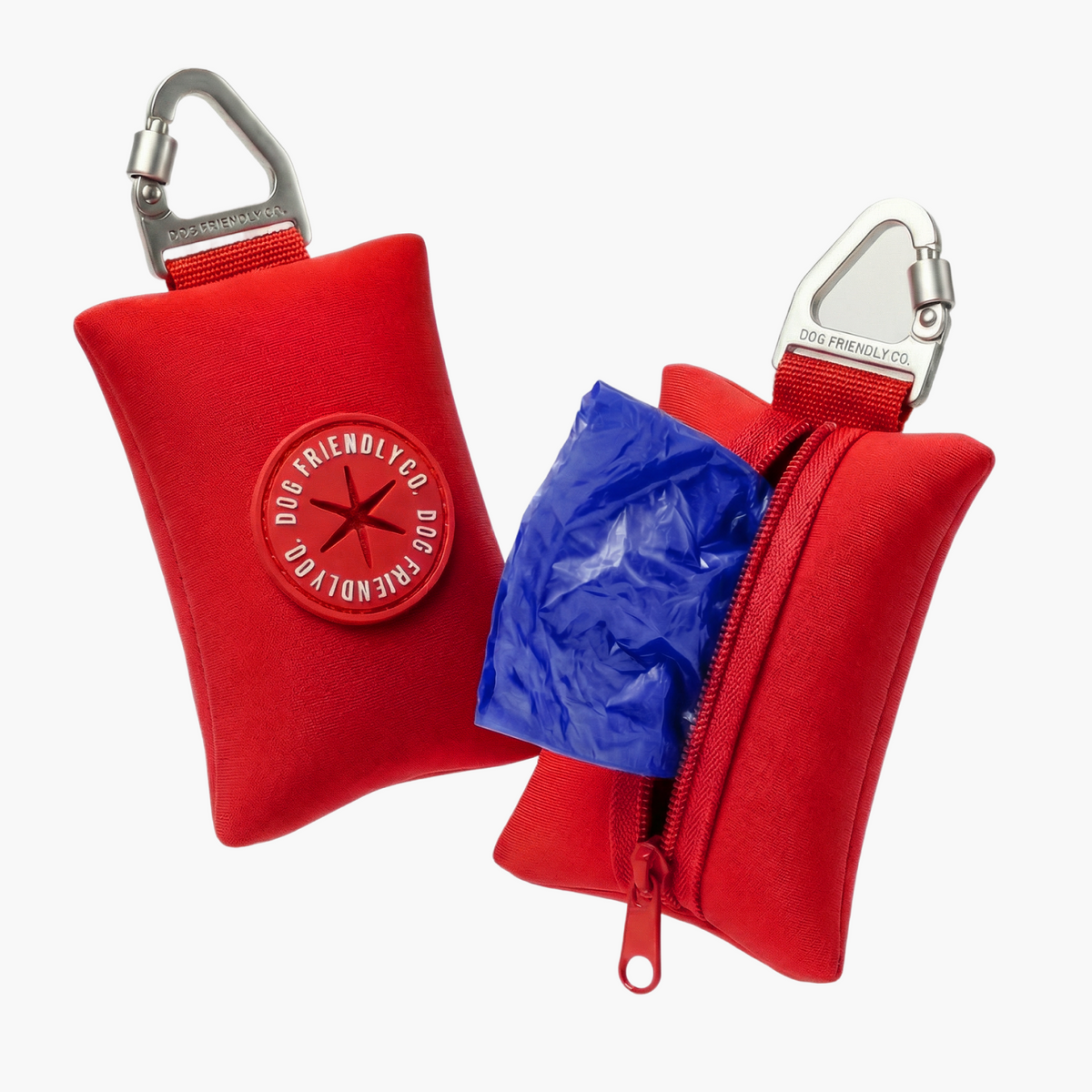 Dog Poop Bag Holder - Red