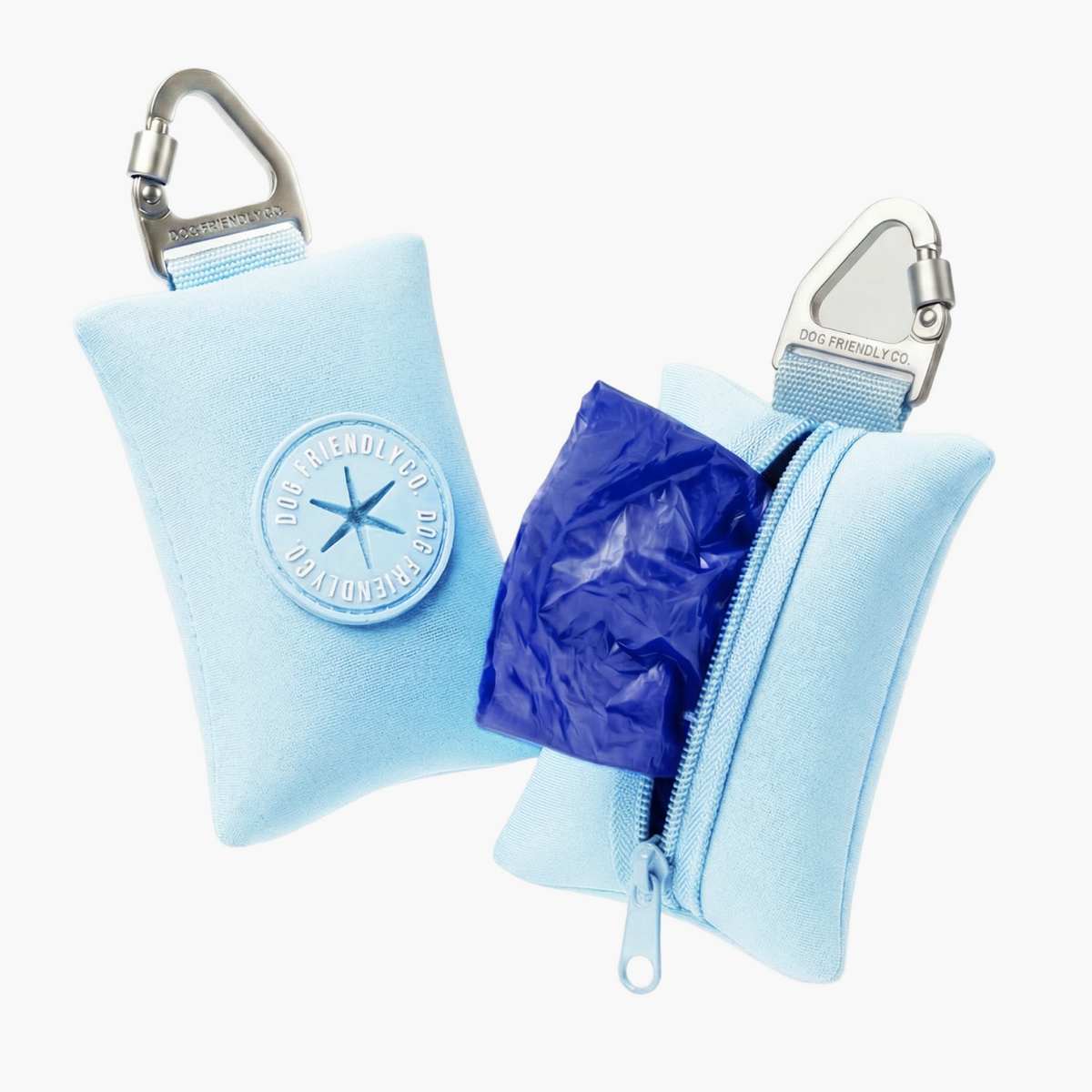 Dog Poop Bag Holder - Sky Blue