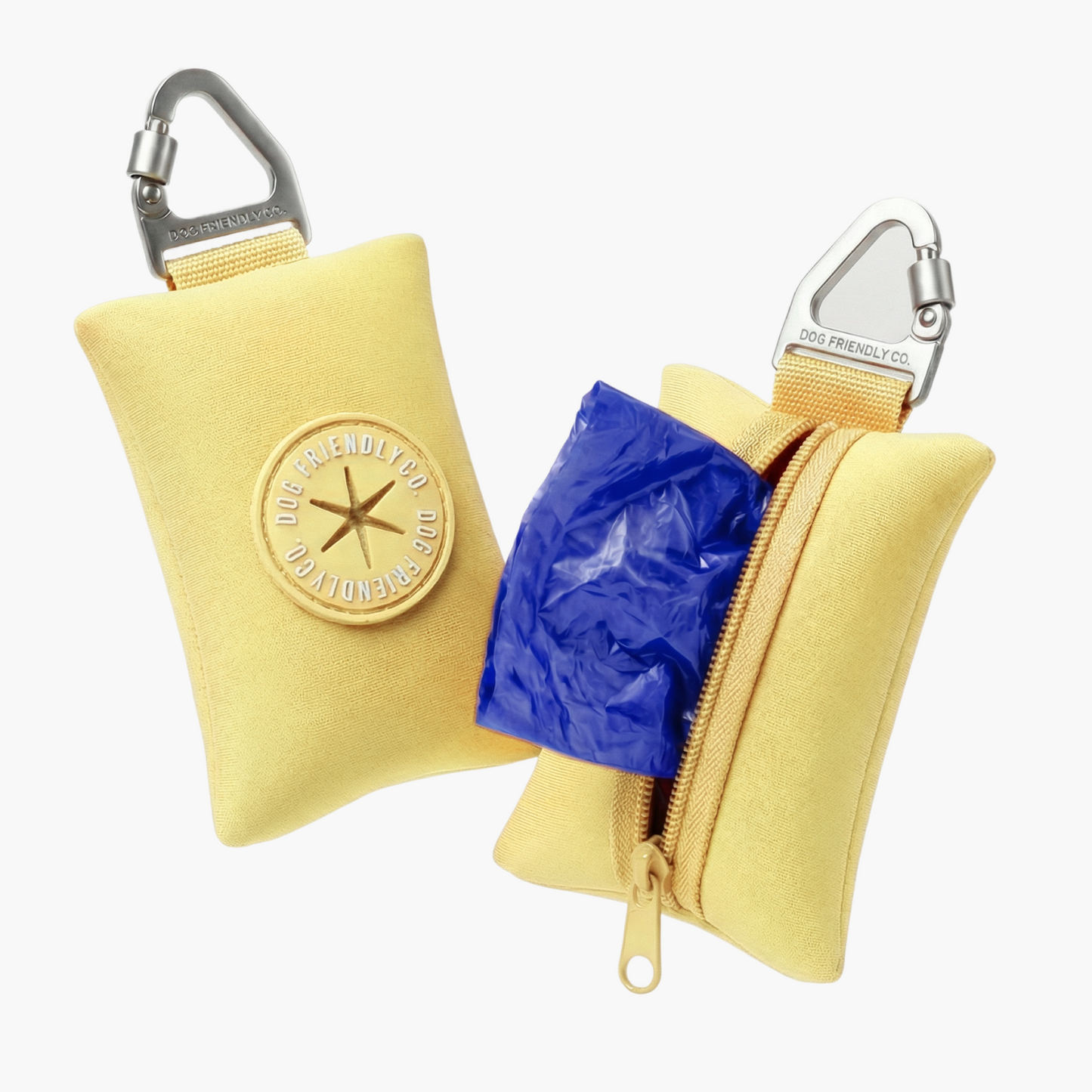 Dog Poop Bag Holder - Yellow
