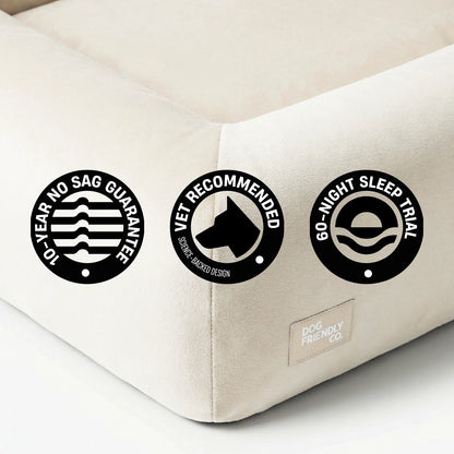 Premium Orthopedic Memory Foam Dog Bed - Beige (Medium) (Preorder)