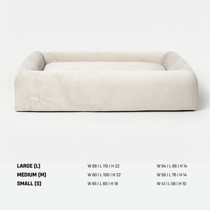 Premium Orthopedic Memory Foam Dog Bed - Beige (Large) (LP)