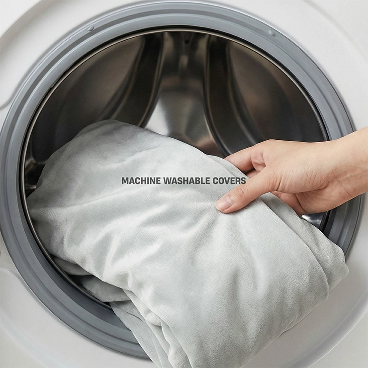 Premium Orthopedic Memory Foam Dog Bed - Grey (Medium)