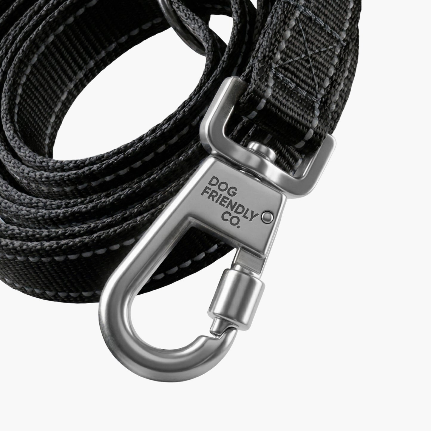 Short Trainer Dog Leash - Black