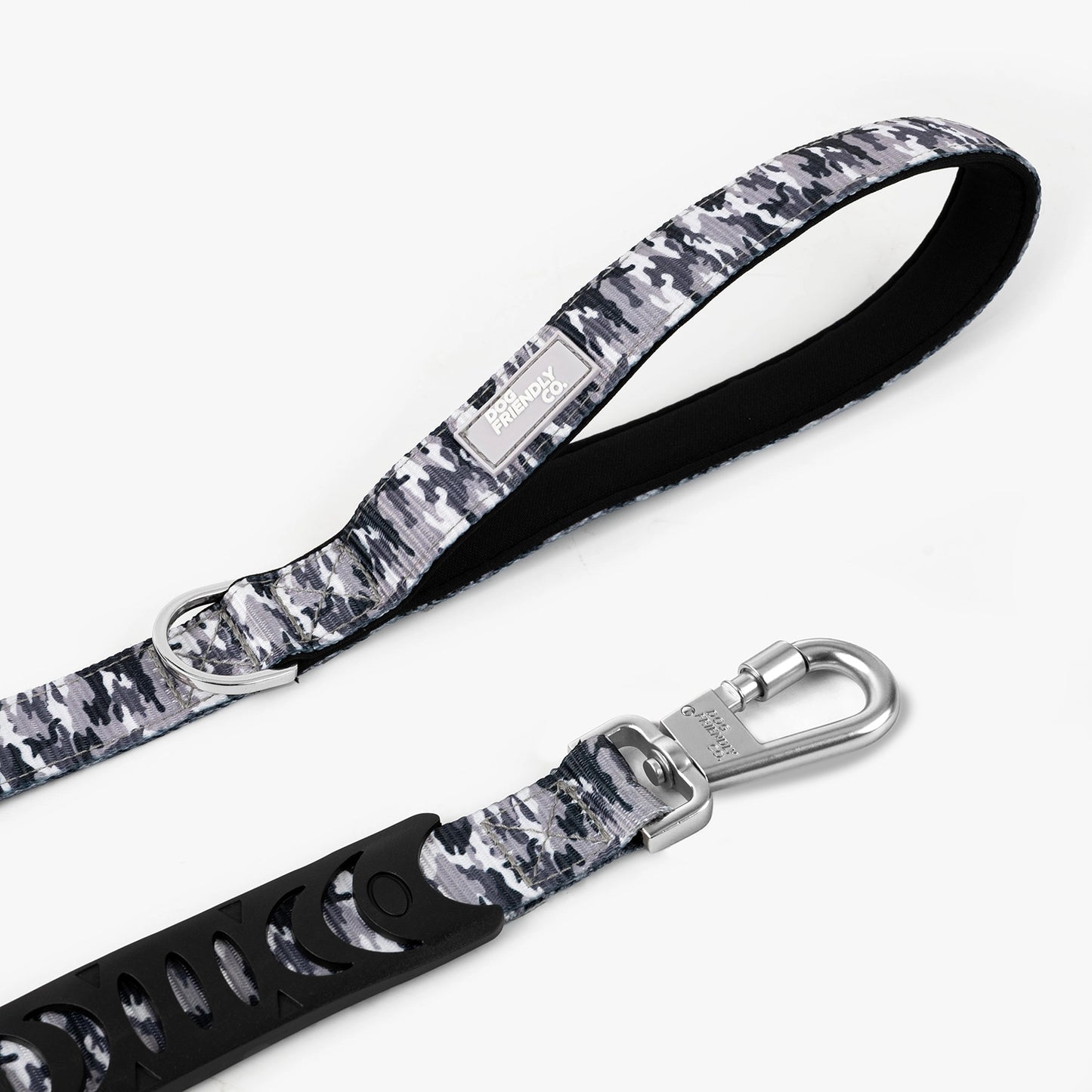 Short Trainer Dog Leash - Grey Camo