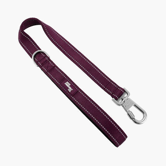 Short Trainer Dog Leash - Burgundy