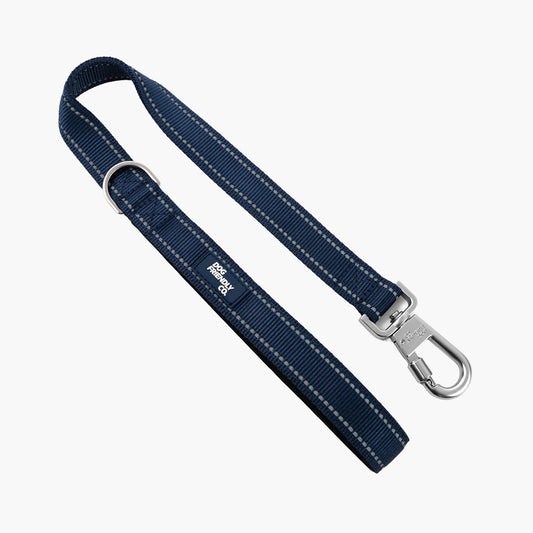 Short Trainer Dog Leash - Navy Blue