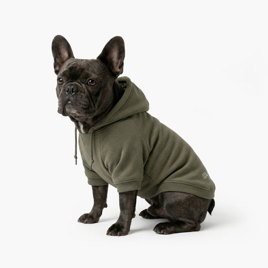 Signature Dog Hoodie - Khaki