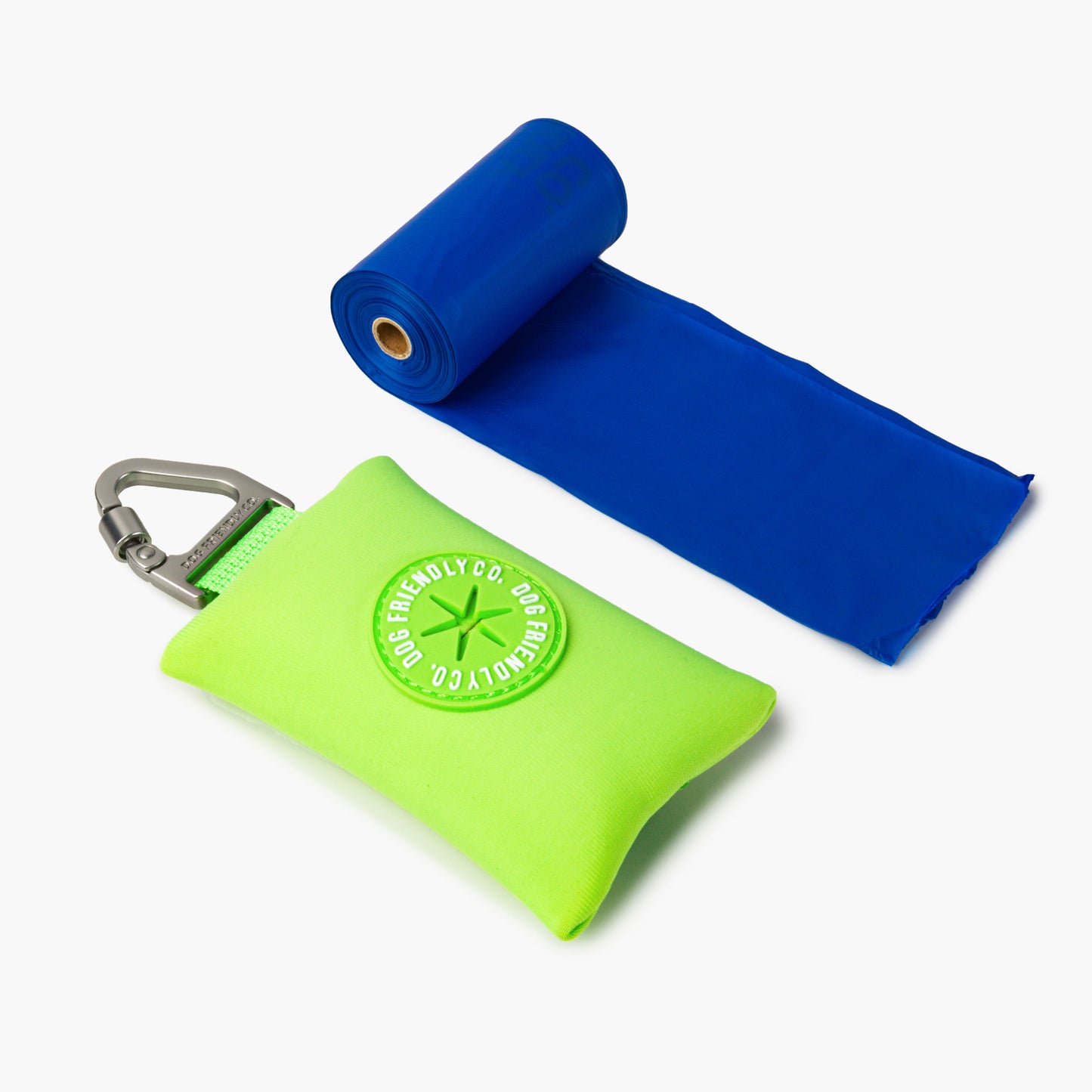 Dog Poop Bag Holder - Neon Green