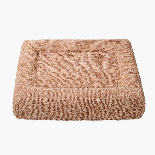 Premium Orthopedic Memory Foam Dog Bed - Brown (Medium)