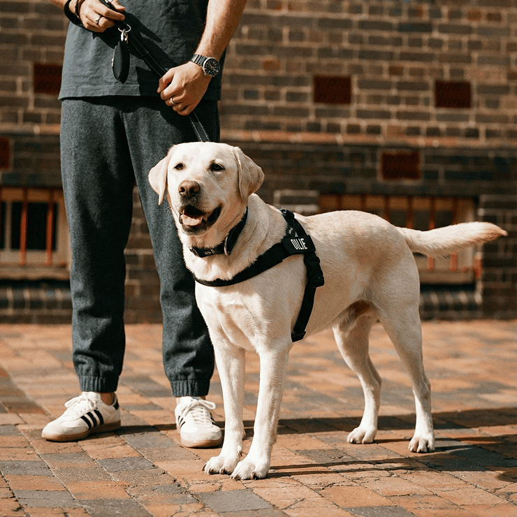 Personalised Dog Harness - Sky Blue