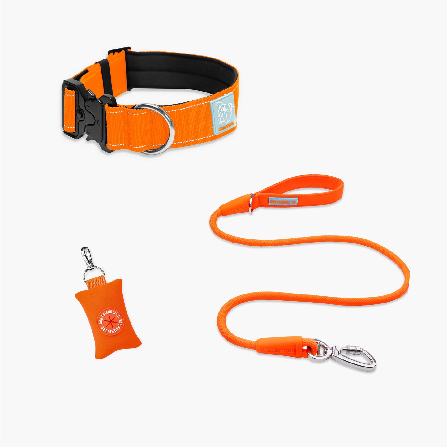 Collar Walk Set - Hi-Vis Orange