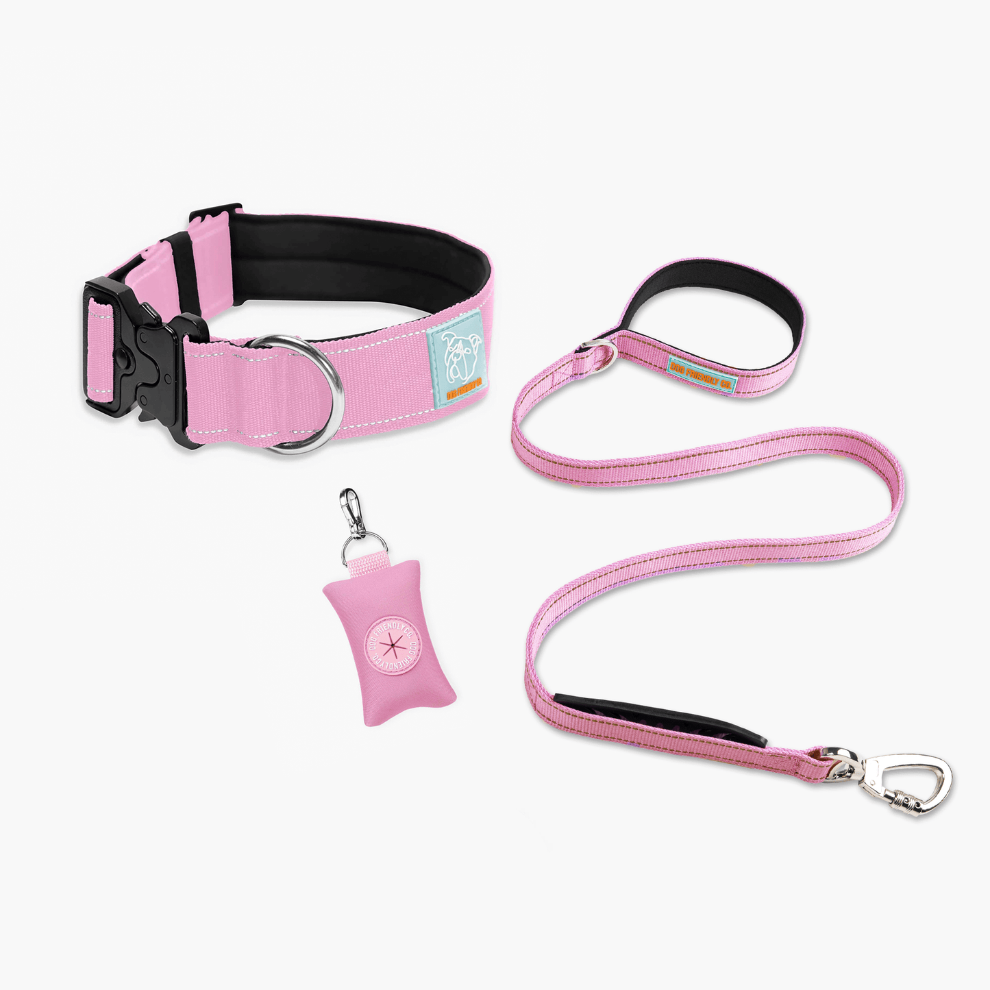 Collar Walk Set - Pink