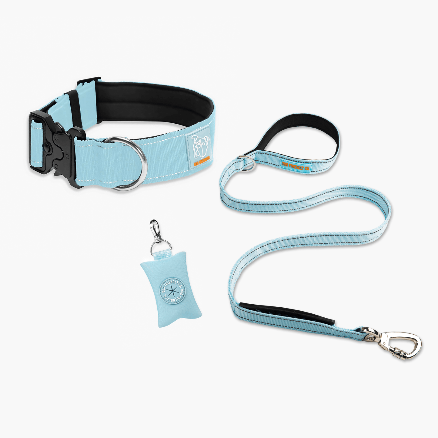 Collar Walk Set - Sky Blue