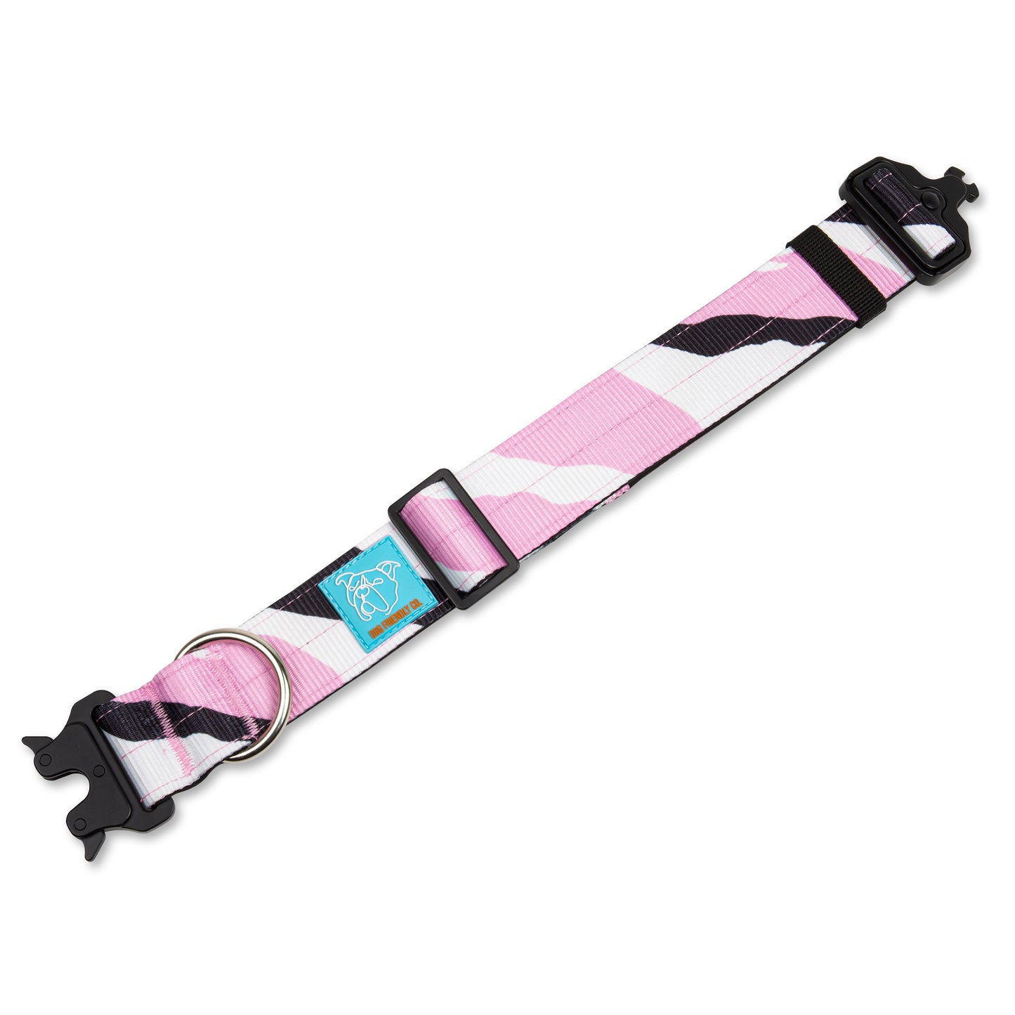 Tactical Dog Collar - Walk#001 Pink