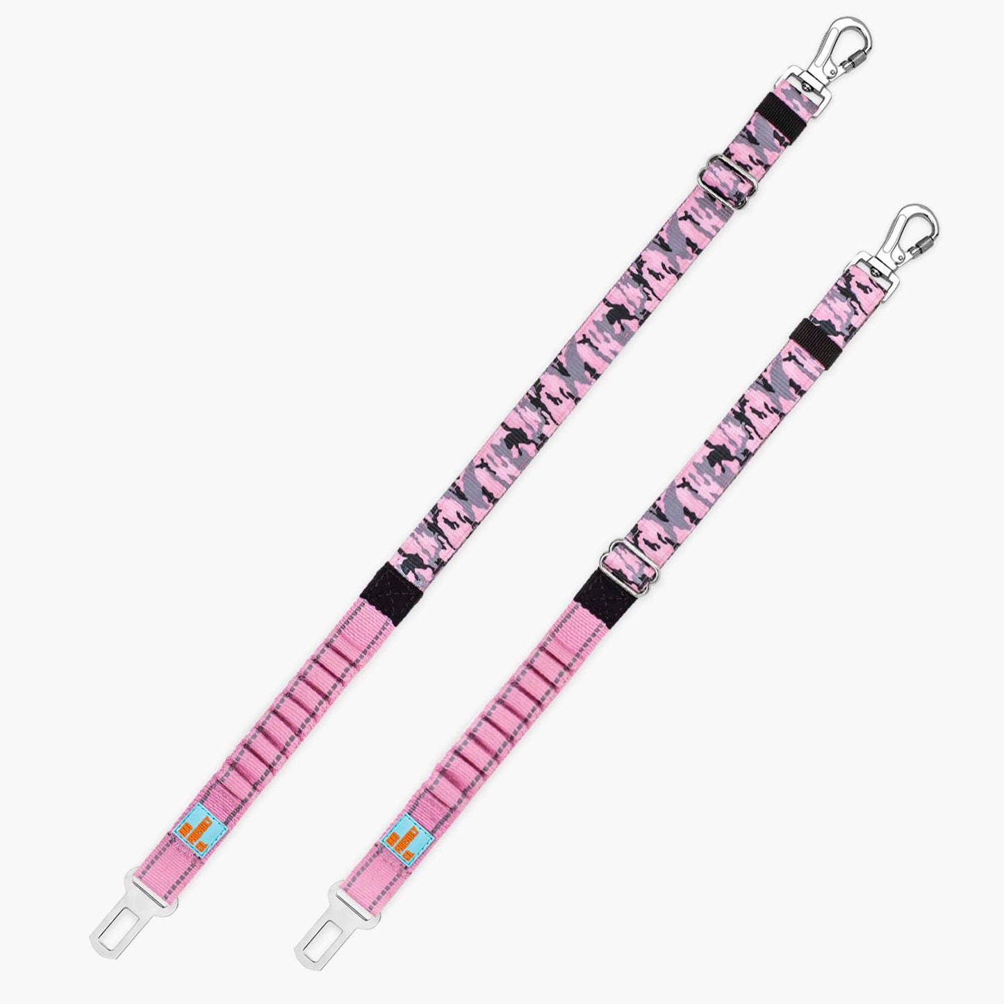 Dog Seat Belt - Pink Camo